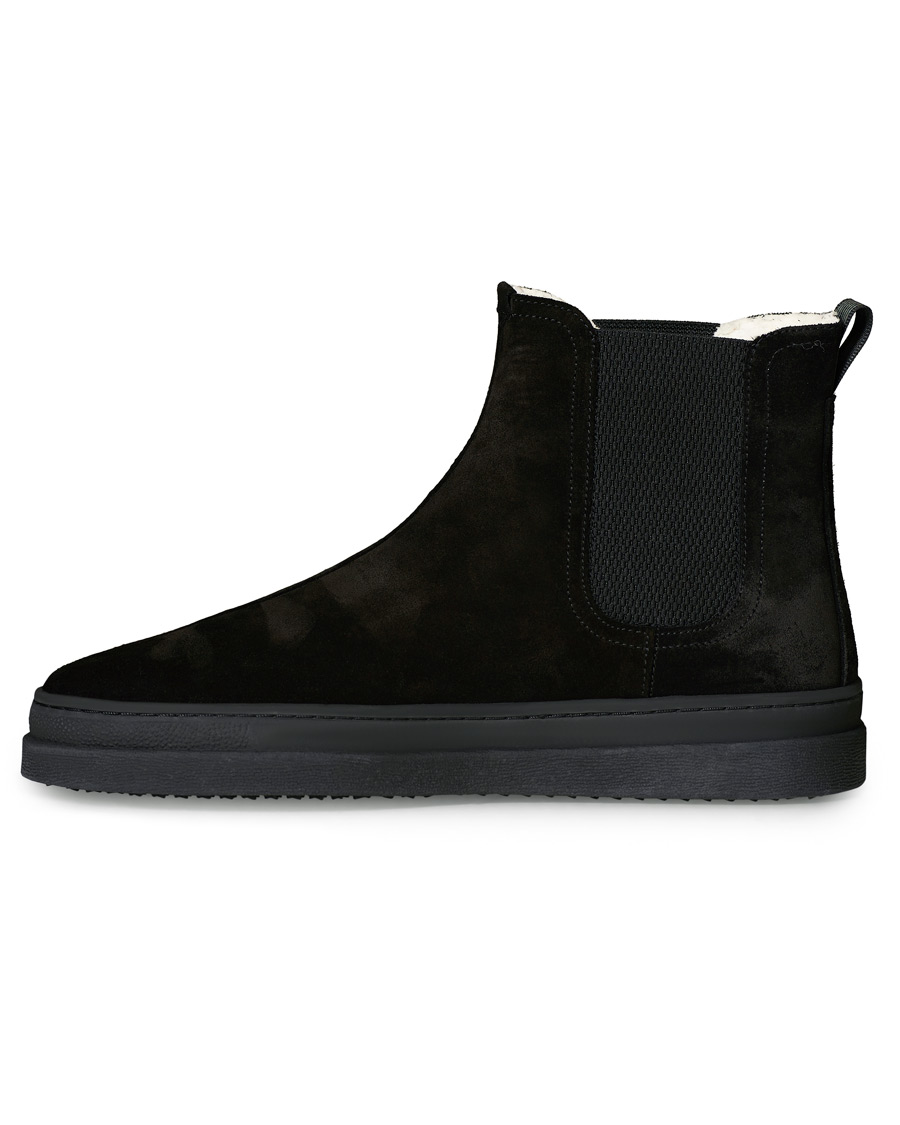 Herren | GANT Cloyd Shearling Chelsea Boot Black Suede | GANT | Cloyd Shearling Chelsea Boot Black Suede