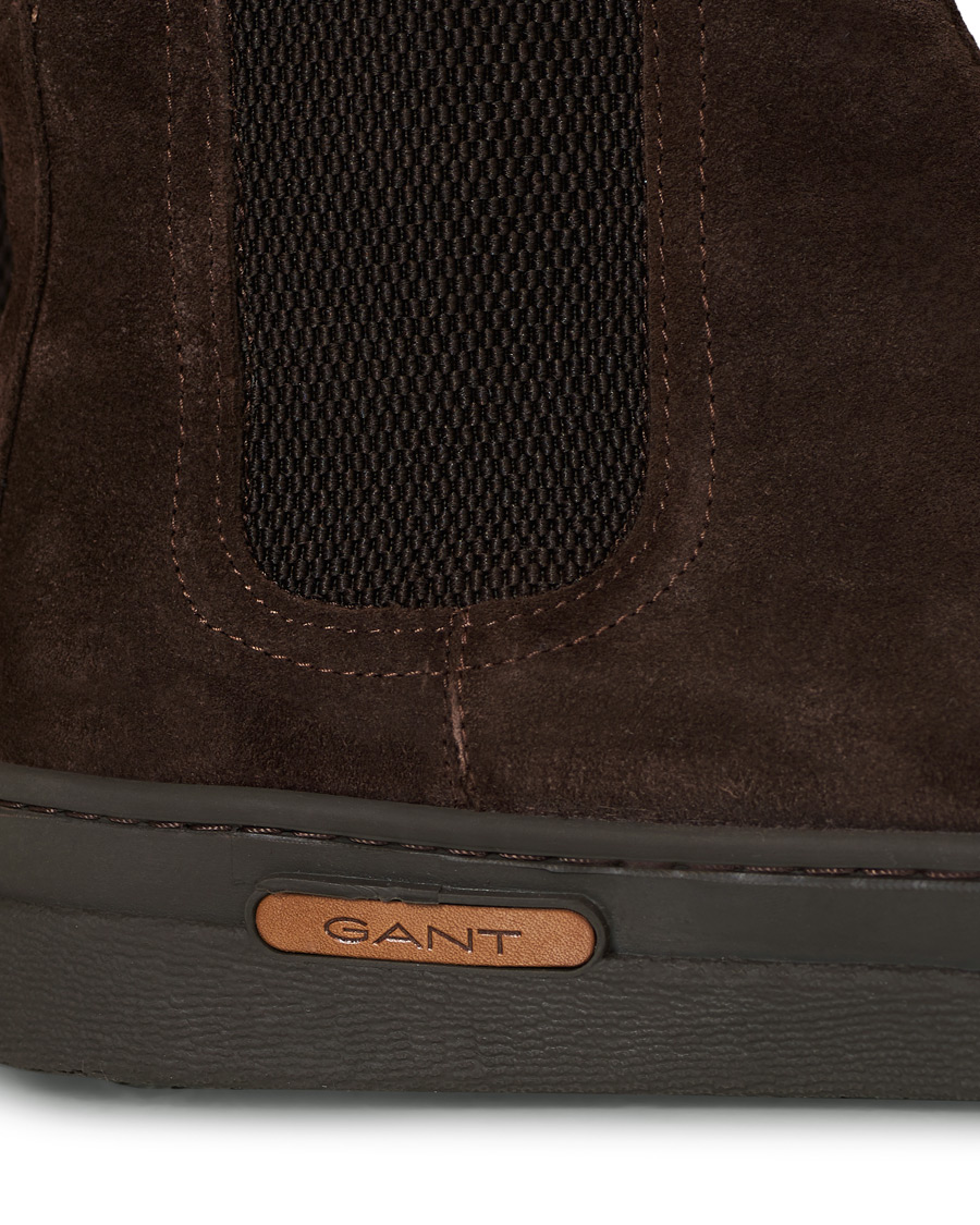 Herren | GANT Cloyd Shearling Chelsea Boot Dark Brown Suede | GANT | Cloyd Shearling Chelsea Boot Dark Brown Suede