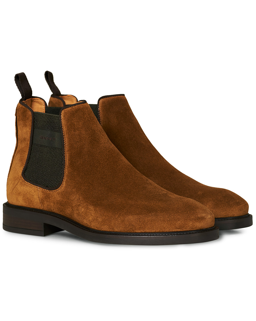 Herren | GANT Flairville Chelsea Boot Tobacco Brown Suede | GANT | Flairville Chelsea Boot Tobacco Brown Suede
