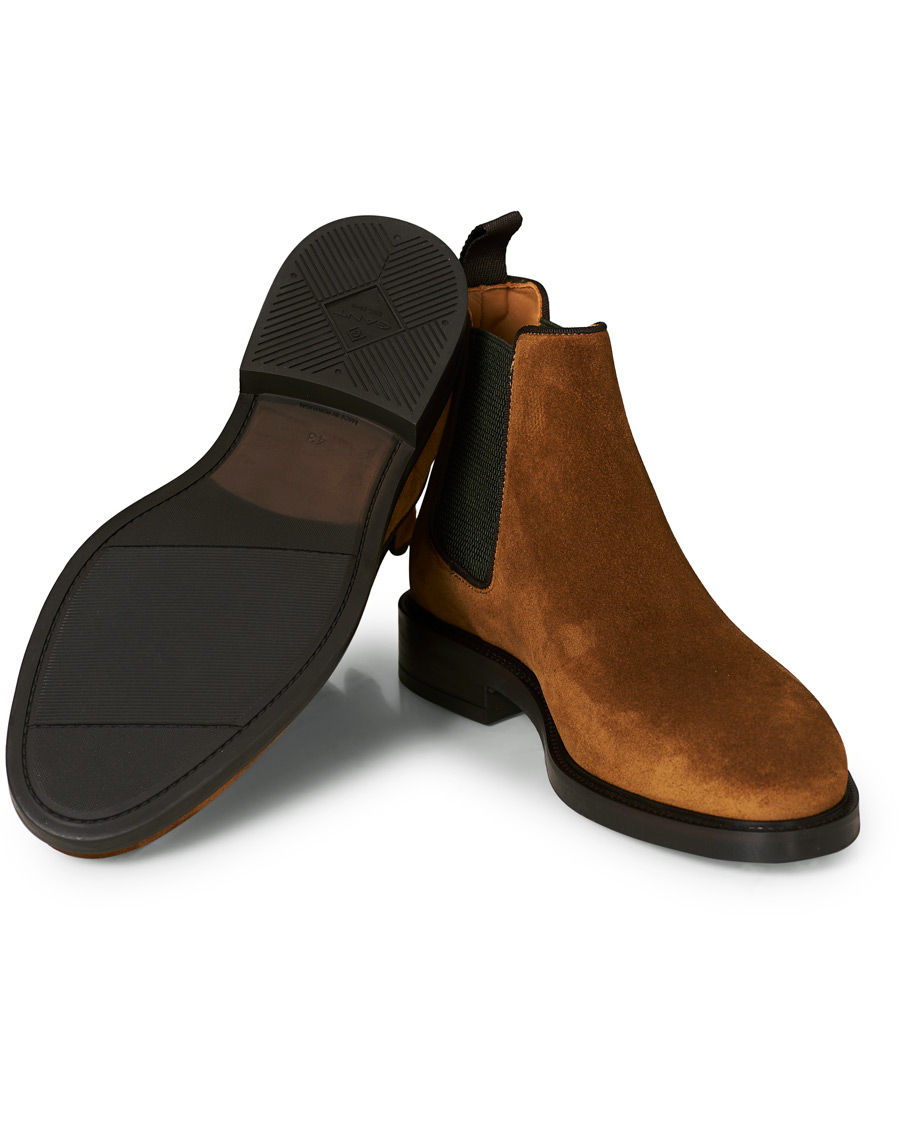 Herren | GANT Flairville Chelsea Boot Tobacco Brown Suede | GANT | Flairville Chelsea Boot Tobacco Brown Suede