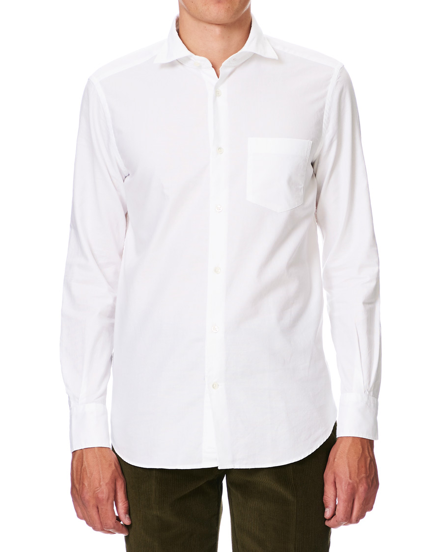 Herren | Hemden | Glanshirt | Slim Fit Pocket Oxford Shirt White