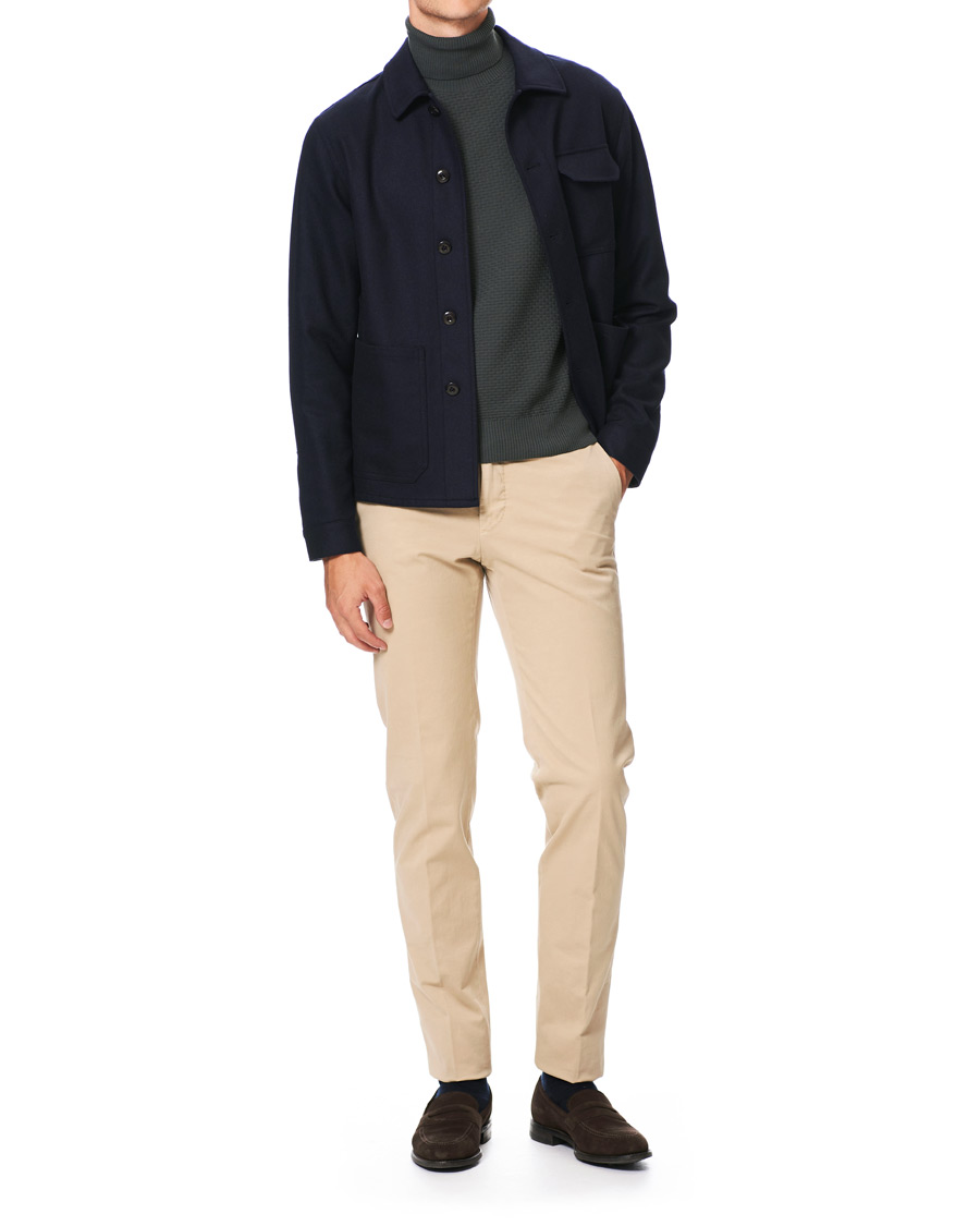Herren | Jacken | Slowear | Unconstructed Wool Shirt Jacket Navy