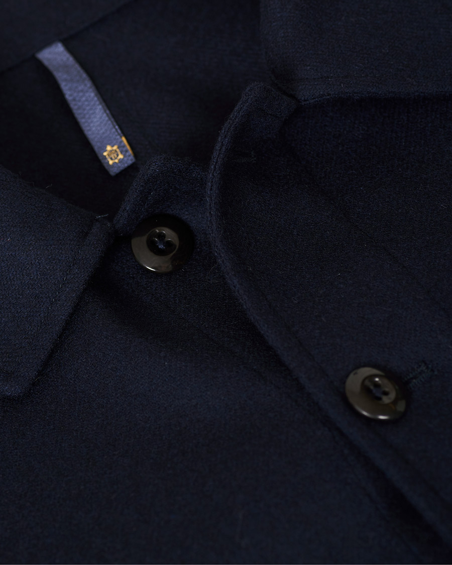 Herren | Jacken | Slowear | Unconstructed Wool Shirt Jacket Navy