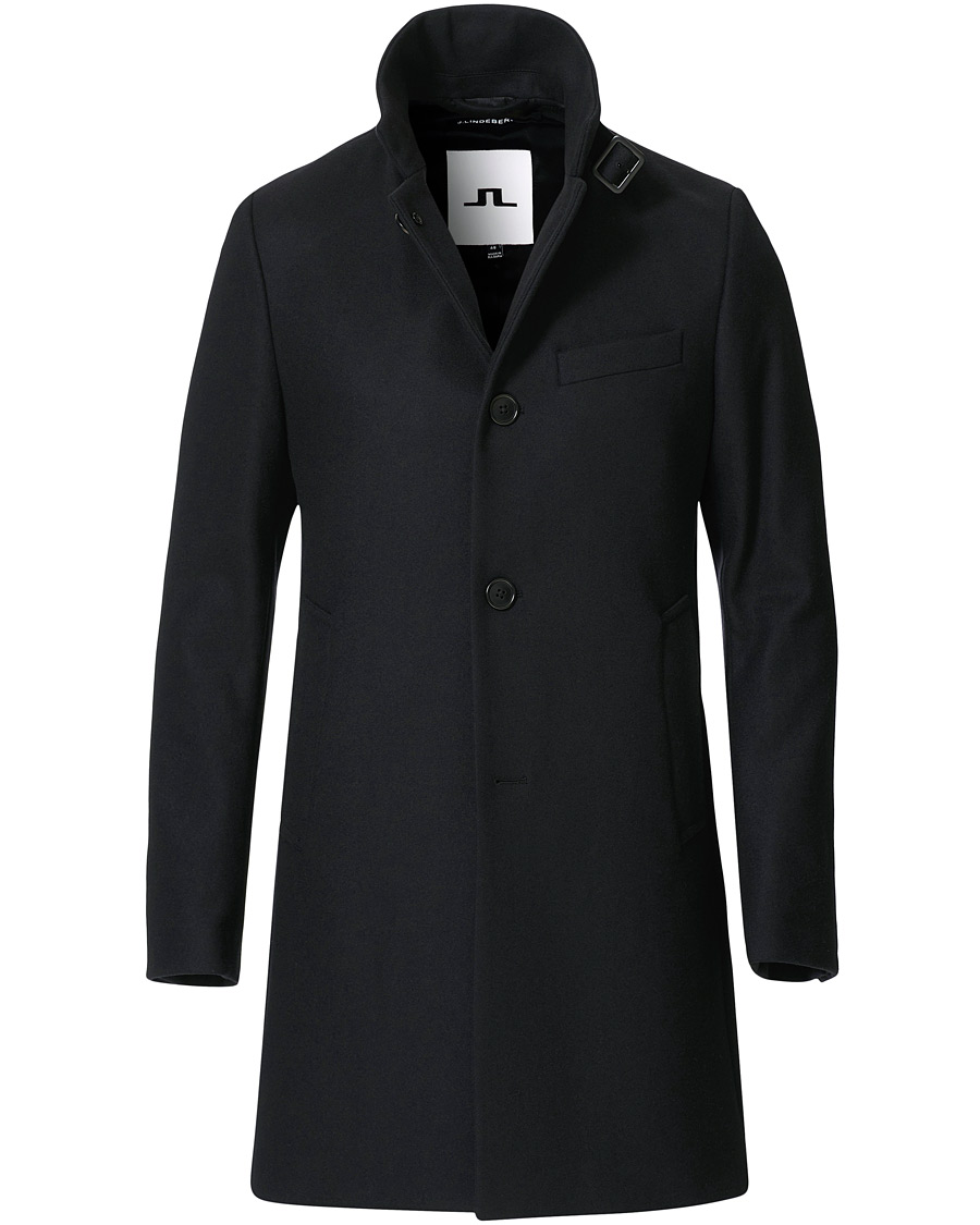 Herren | Jacken | J.Lindeberg | Holger Compact Melton Coat Black