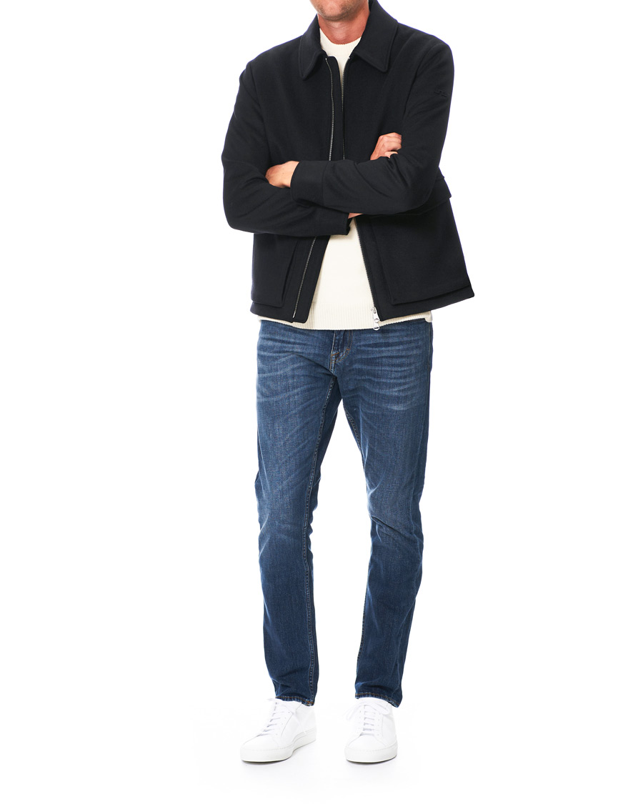 Herren | Jacken | J.Lindeberg | Ram Wool Pilot Jacket Black