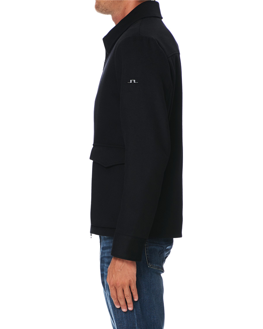 Herren | Jacken | J.Lindeberg | Ram Wool Pilot Jacket Black