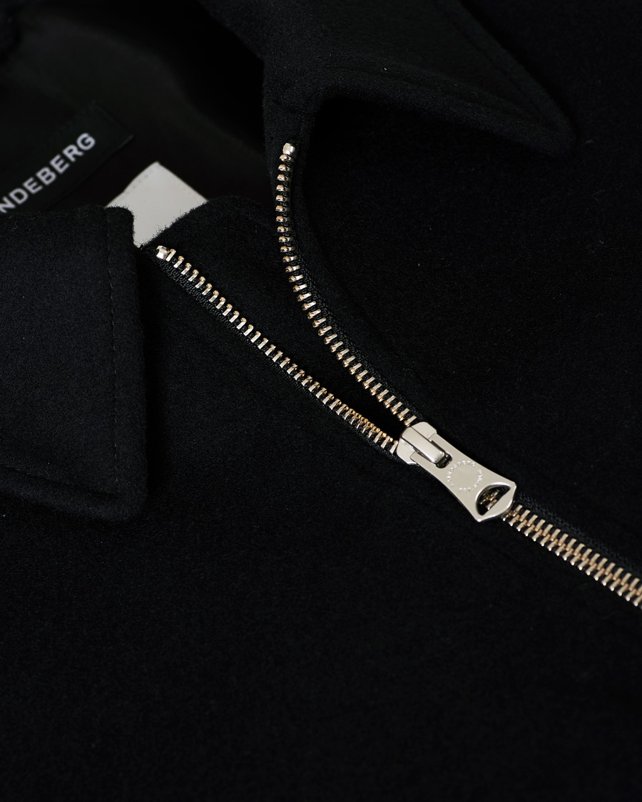 Herren | Jacken | J.Lindeberg | Ram Wool Pilot Jacket Black