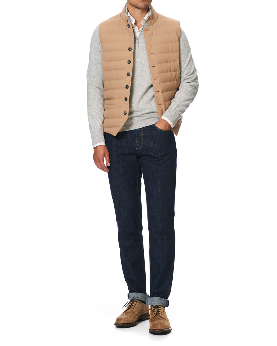 Herren | Jeans | Brunello Cucinelli | Slim Fit 5-Pocket Jeans Dark Indigo