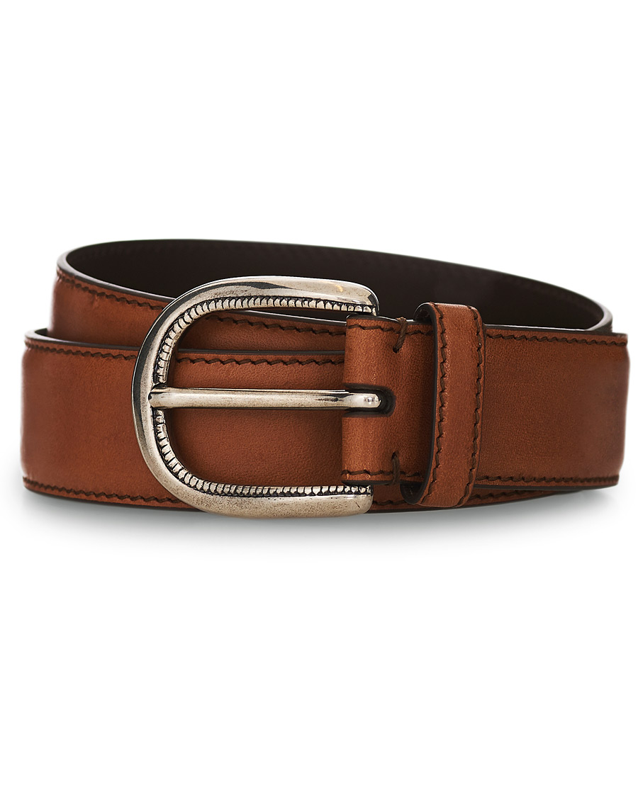 Herren | Brunello Cucinelli Plain Belt Brown Calf | Brunello Cucinelli | Plain Belt Brown Calf