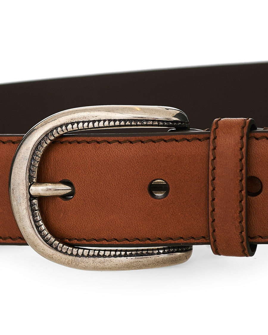 Herren | Brunello Cucinelli Plain Belt Brown Calf | Brunello Cucinelli | Plain Belt Brown Calf