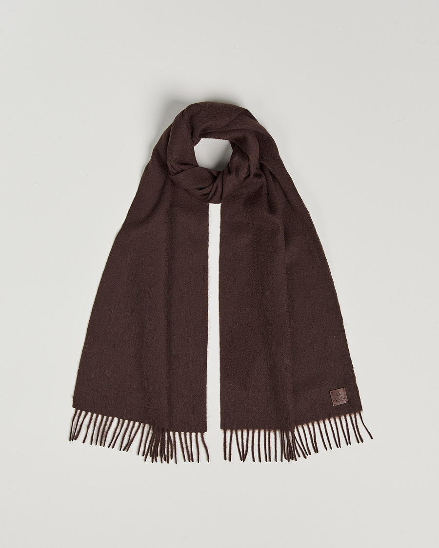 Herren | Amanda Christensen Wool Scarf Brown | Amanda Christensen | Wool Scarf Brown
