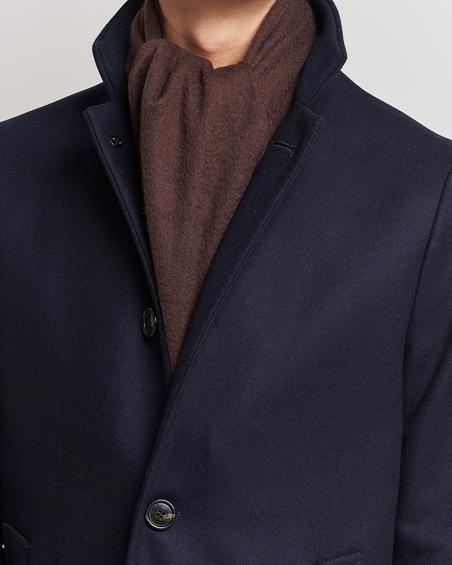 Herren | Amanda Christensen Wool Scarf Brown | Amanda Christensen | Wool Scarf Brown