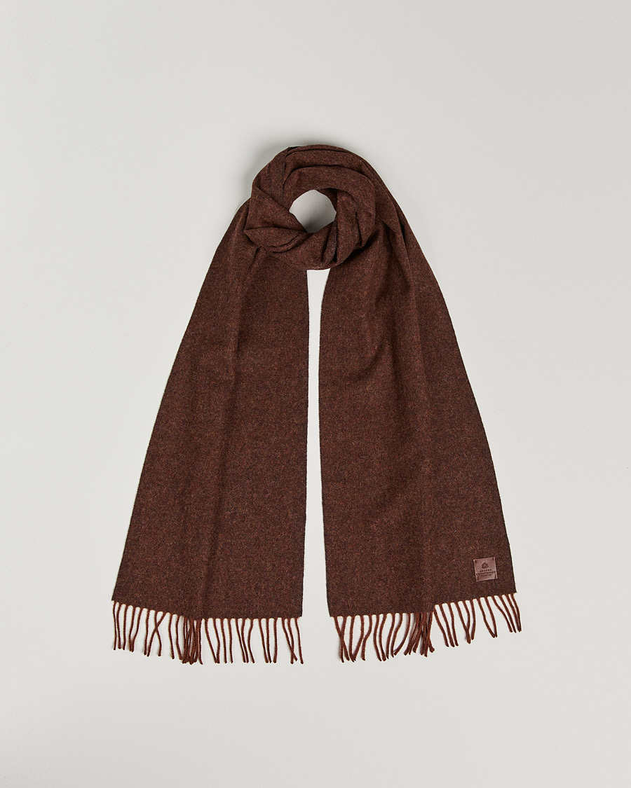Herren | Amanda Christensen Merino Wool Scarf Rost Melange | Amanda Christensen | Merino Wool Scarf Rost Melange
