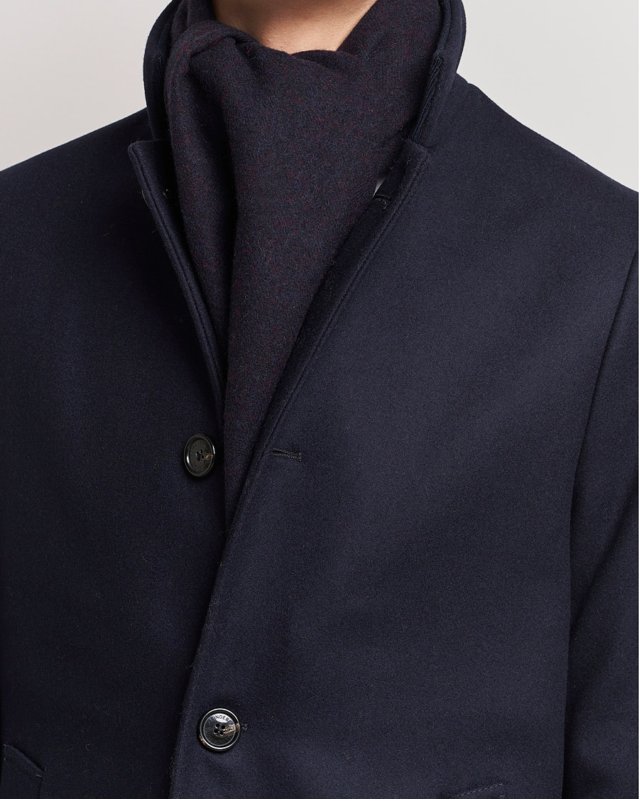 Herren | Amanda Christensen Merino Wool Scarf Navy Melange | Amanda Christensen | Merino Wool Scarf Navy Melange