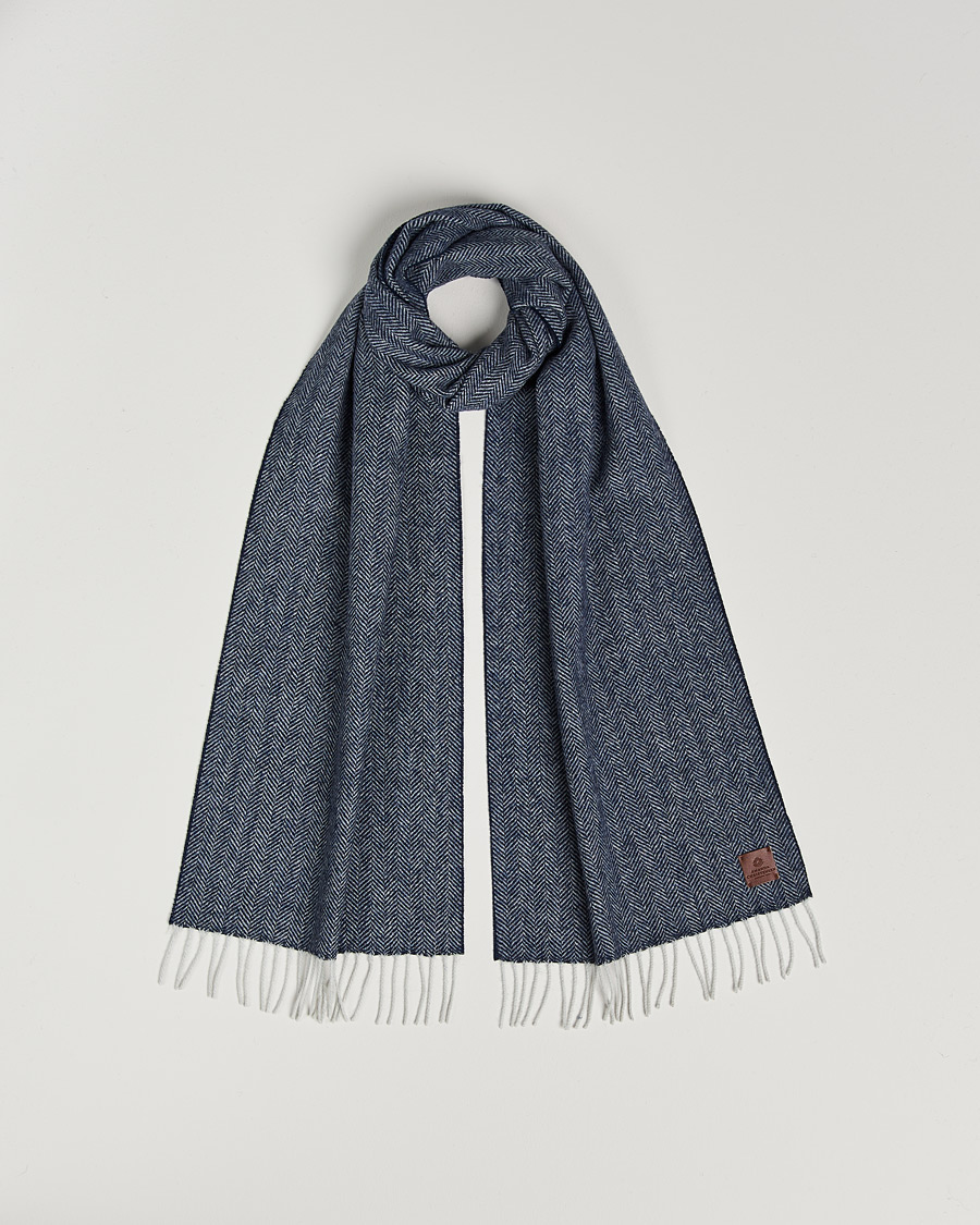 Herren | Amanda Christensen Merino Wool Herringbone Navy | Amanda Christensen | Merino Wool Herringbone Navy