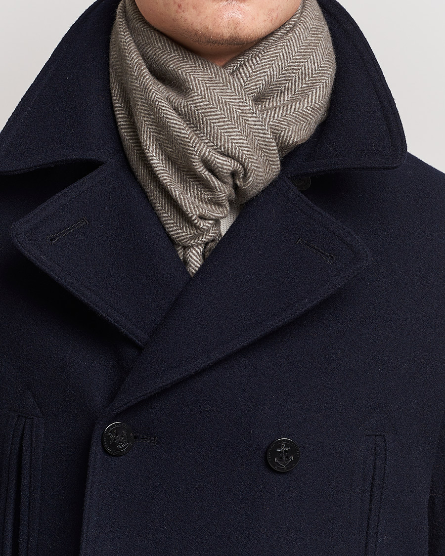 Herren |  | Amanda Christensen | Merino Wool Herringbone Olive
