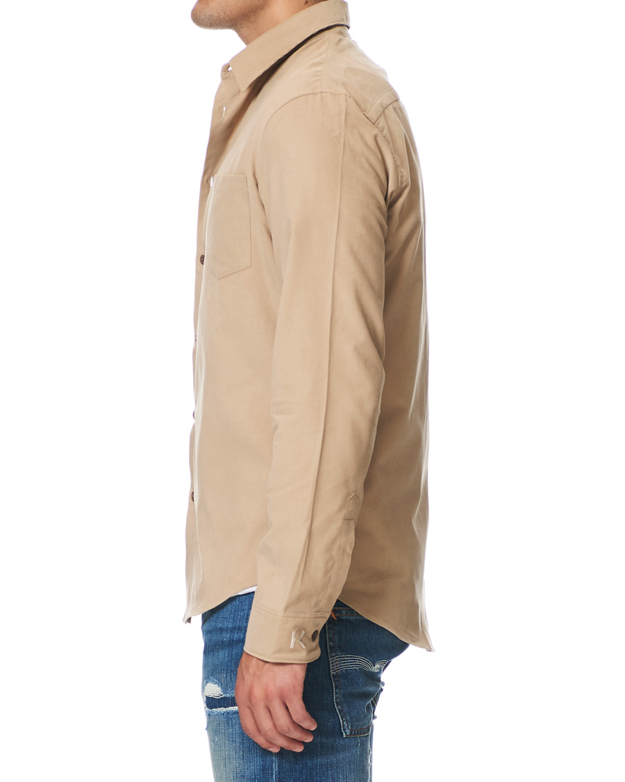 Herren | Hemden | KENZO | Slim Fit Corduroy Shirt Beige