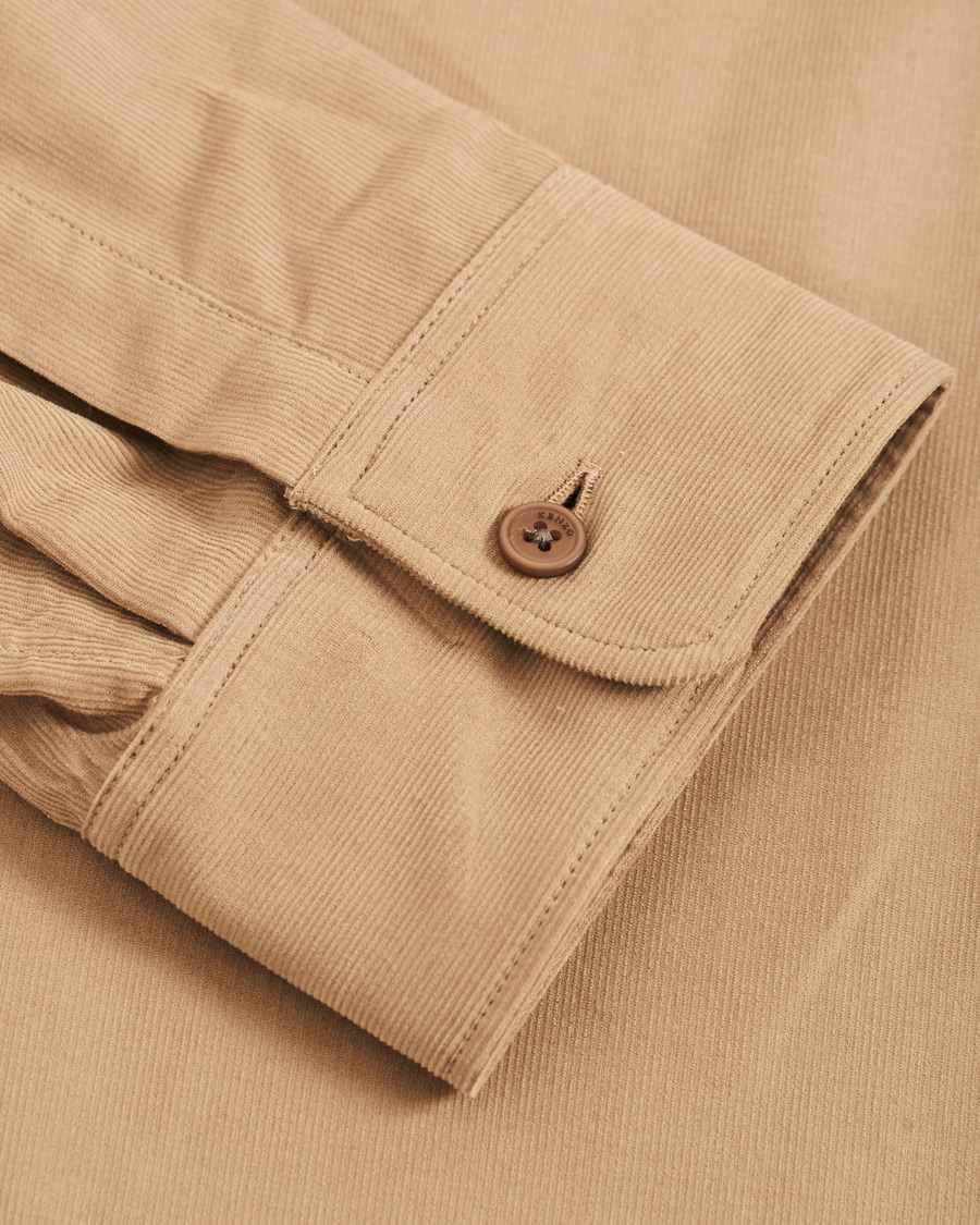 Herren | Hemden | KENZO | Slim Fit Corduroy Shirt Beige