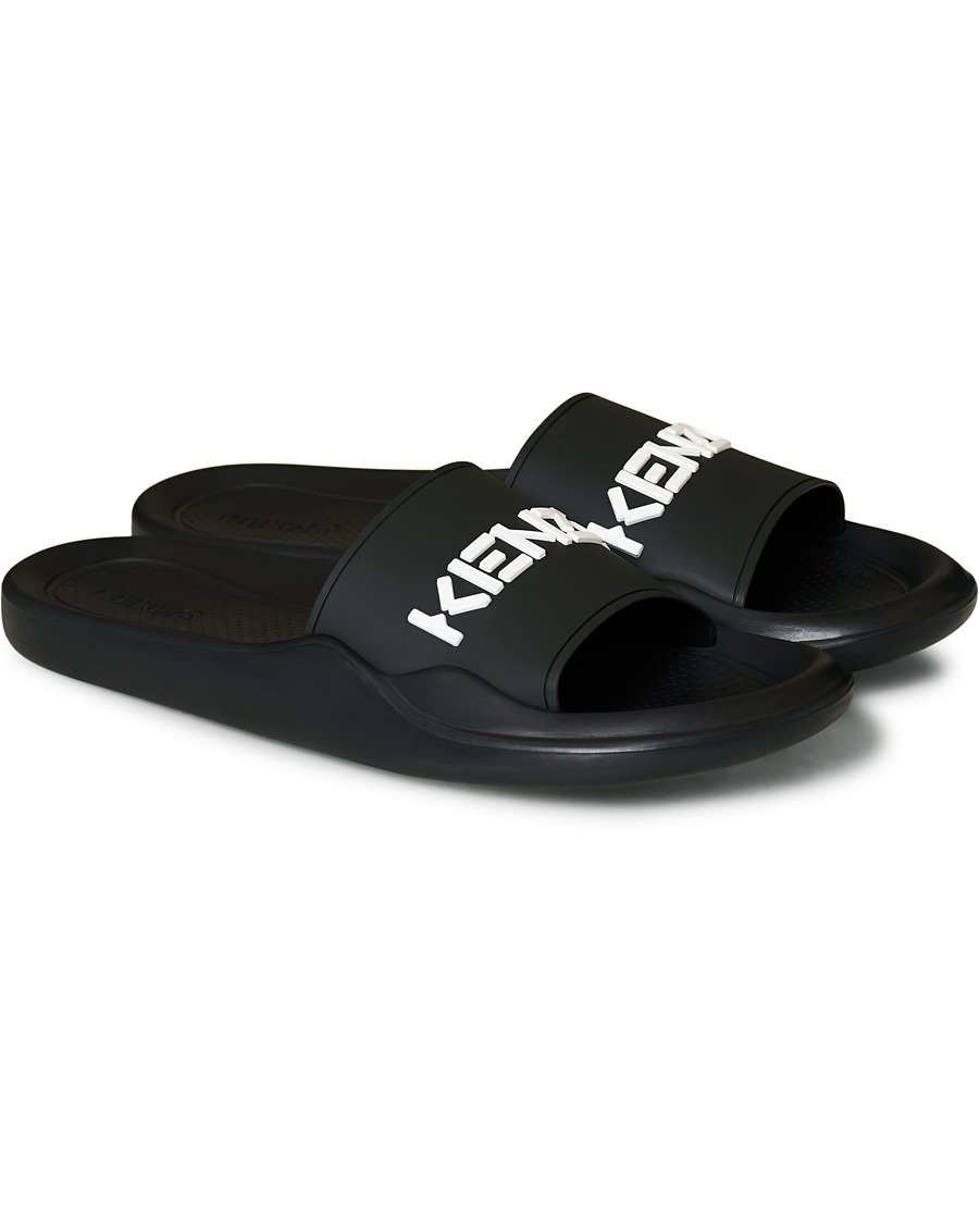 Herren | KENZO Pool Mules Logo Black | KENZO | Pool Mules Logo Black