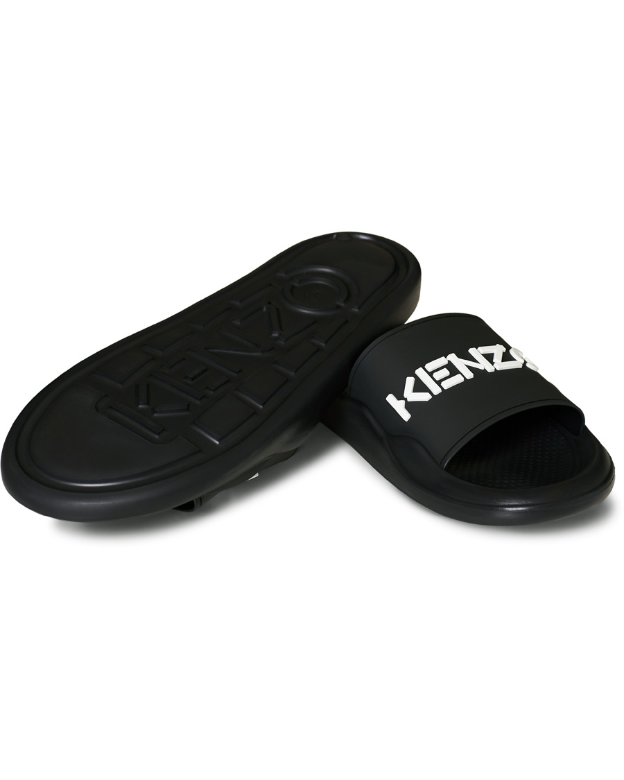 Herren | KENZO Pool Mules Logo Black | KENZO | Pool Mules Logo Black
