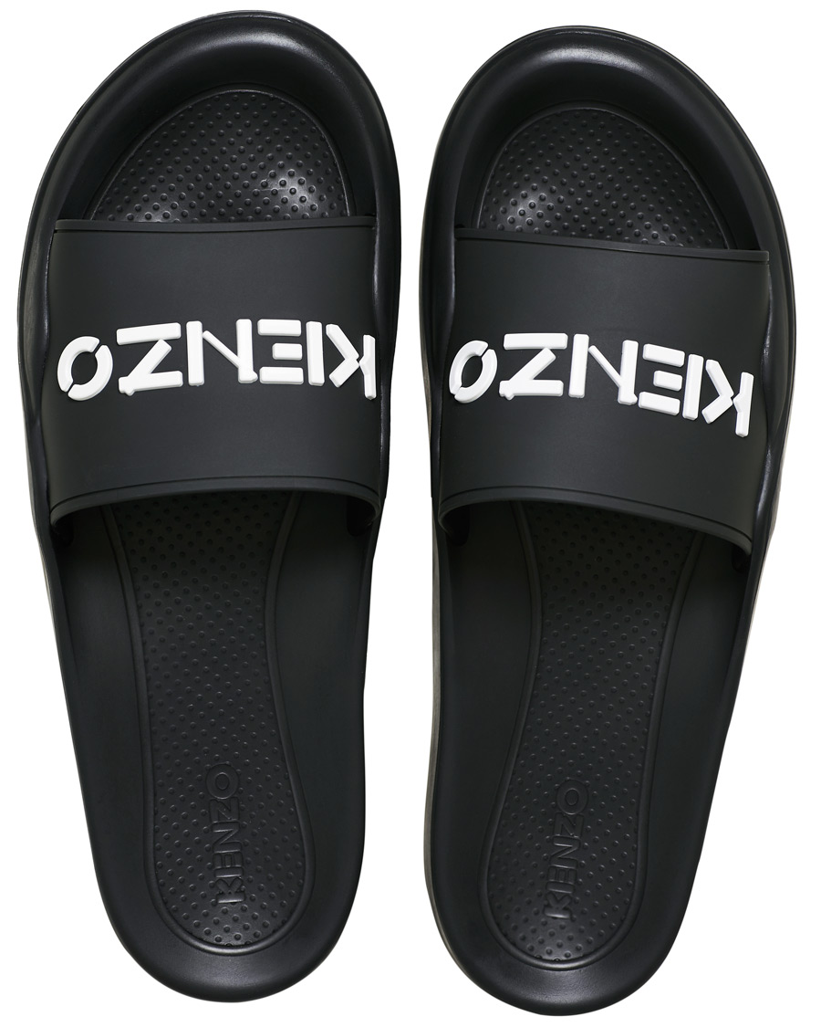 Herren | KENZO Pool Mules Logo Black | KENZO | Pool Mules Logo Black