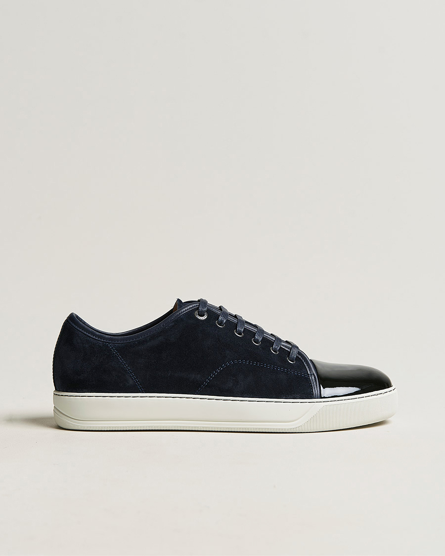 Herren | Lanvin DBB1 Patent Cap Toe Sneaker Navy UK8 - EU42 | Lanvin | DBB1 Patent Cap Toe Sneaker Navy UK8 - EU42