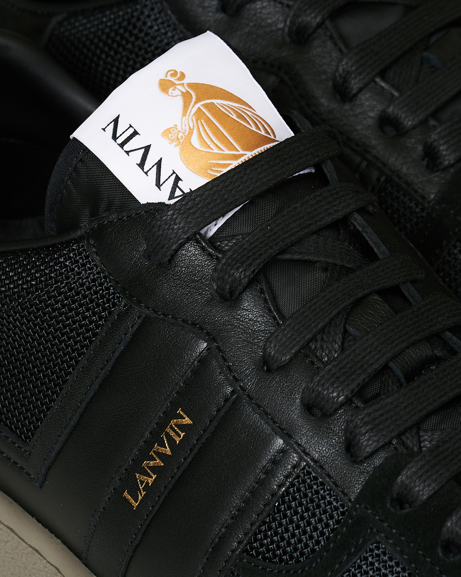 Herren | Lanvin Nash Tennis Sneaker Black | Lanvin | Nash Tennis Sneaker Black