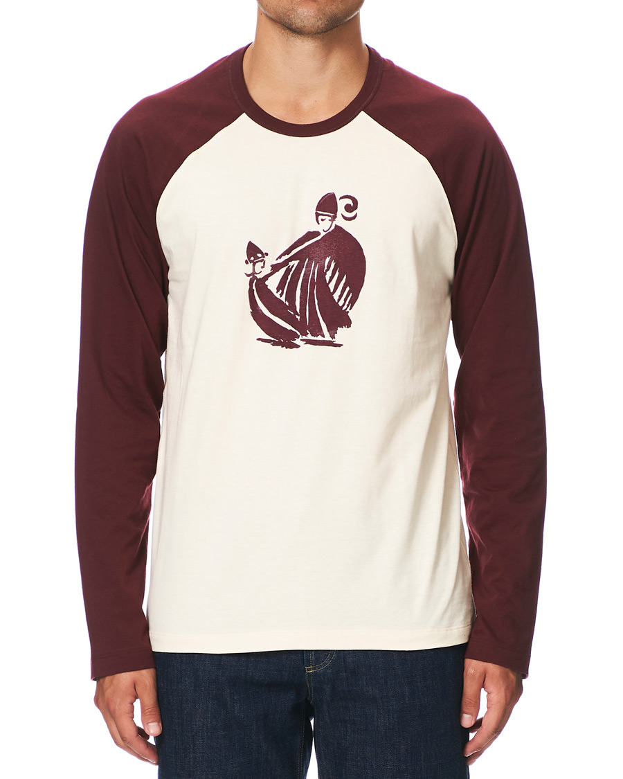Herren | T-Shirts | Lanvin | Long Sleeve Logo Tee Garnet