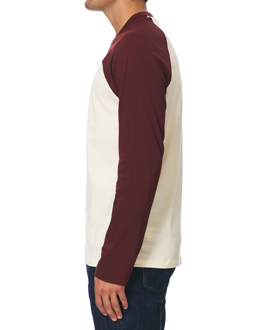 Herren | T-Shirts | Lanvin | Long Sleeve Logo Tee Garnet