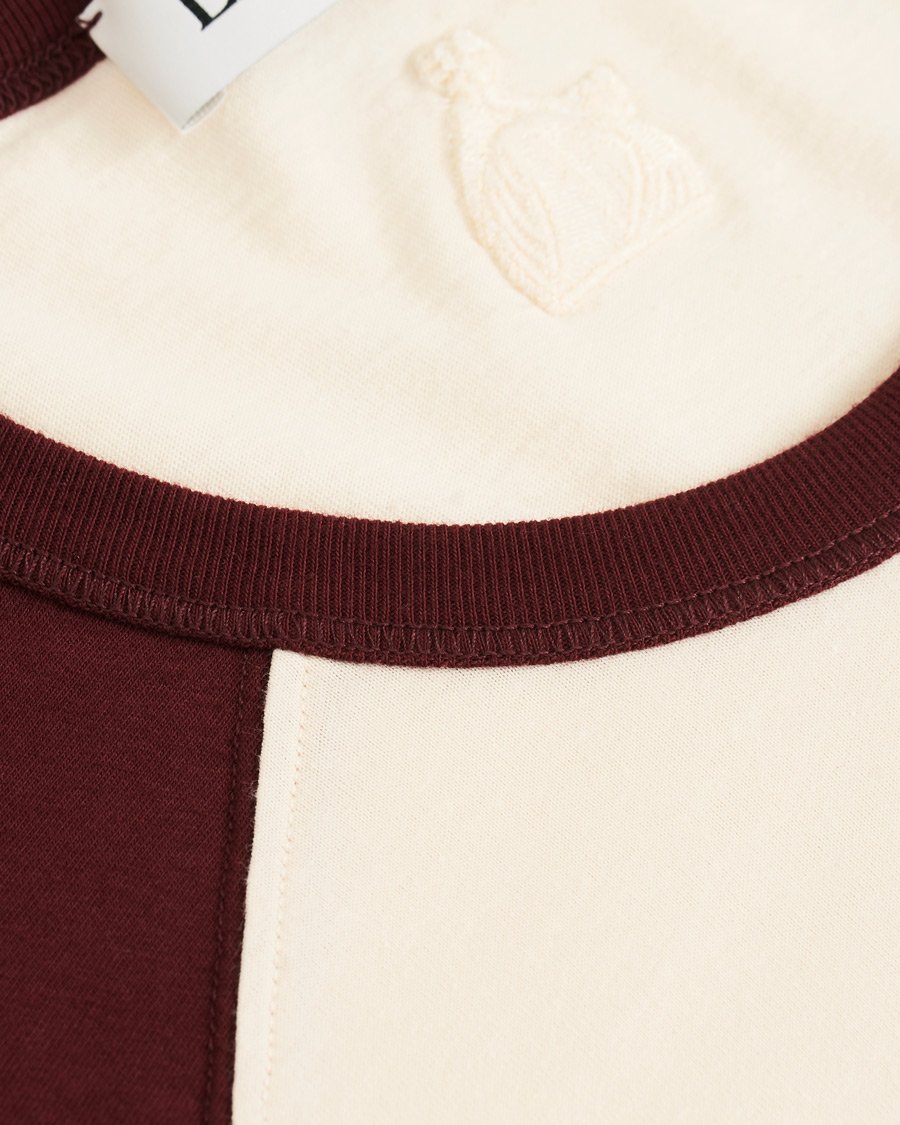 Herren | T-Shirts | Lanvin | Long Sleeve Logo Tee Garnet