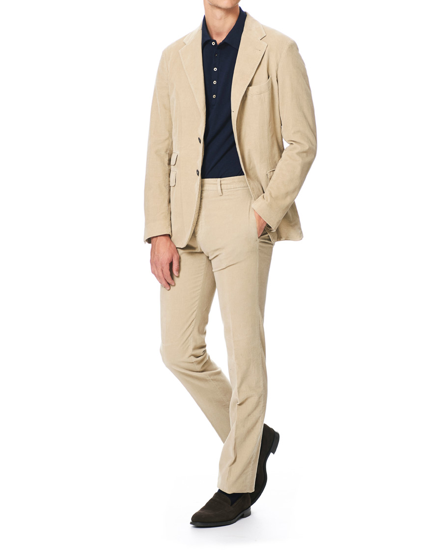 Herren | Anzüge | Massimo Alba | Sloop Cotton Corduroy Suit Sand