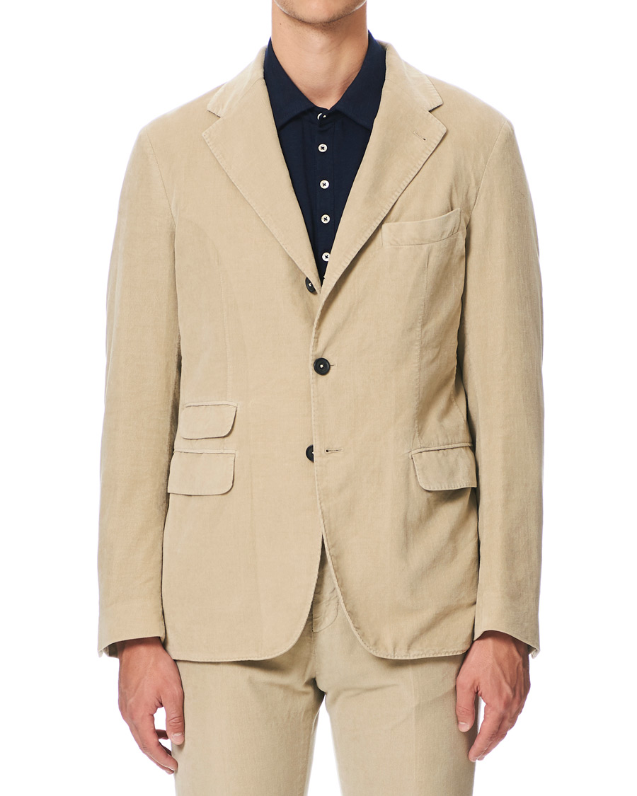 Herren | Anzüge | Massimo Alba | Sloop Cotton Corduroy Suit Sand