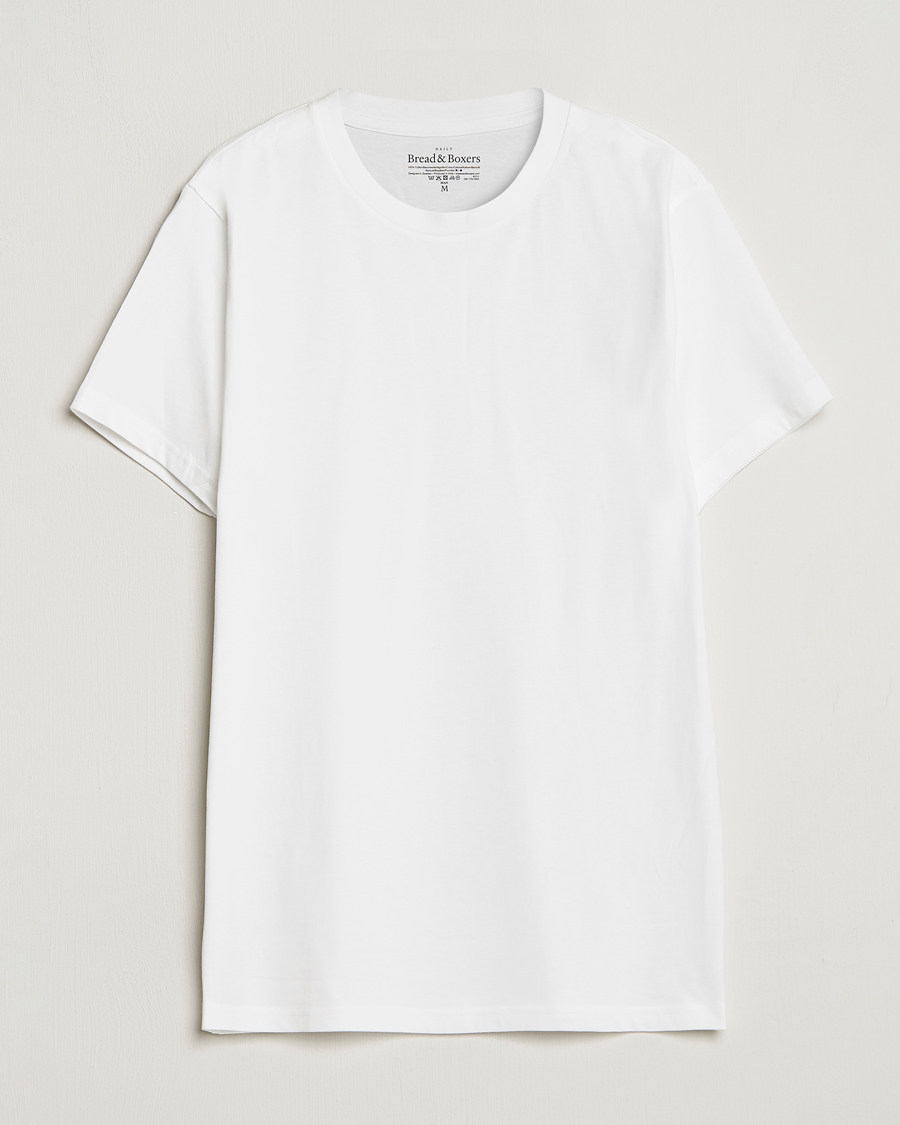 Herren | T-Shirts | Bread & Boxers | Crew Neck Regular T-Shirt White