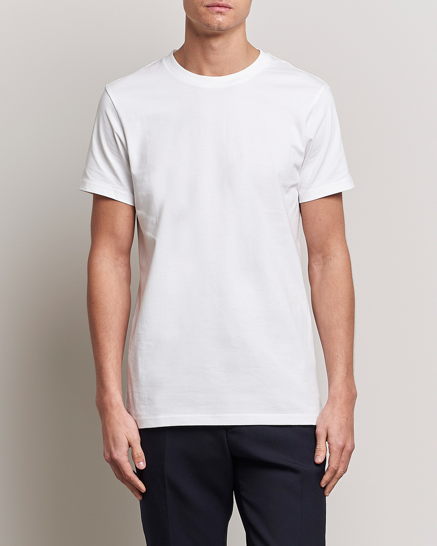 Herren | Freizeitkleidung | Bread & Boxers | Crew Neck Regular T-Shirt White