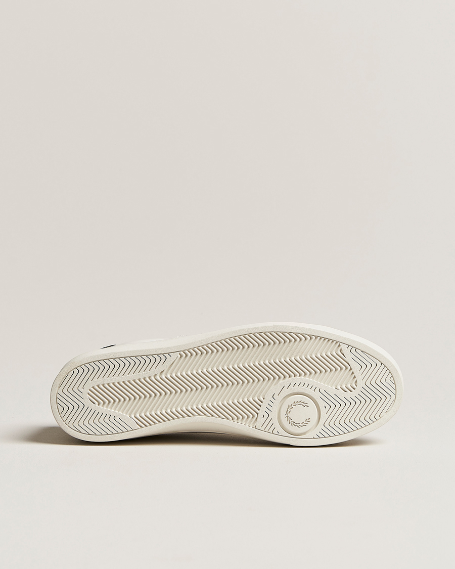 Herren | Fred Perry Spencer Leather Sneakers Porcelain/Navy | Fred Perry | Spencer Leather Sneakers Porcelain/Navy