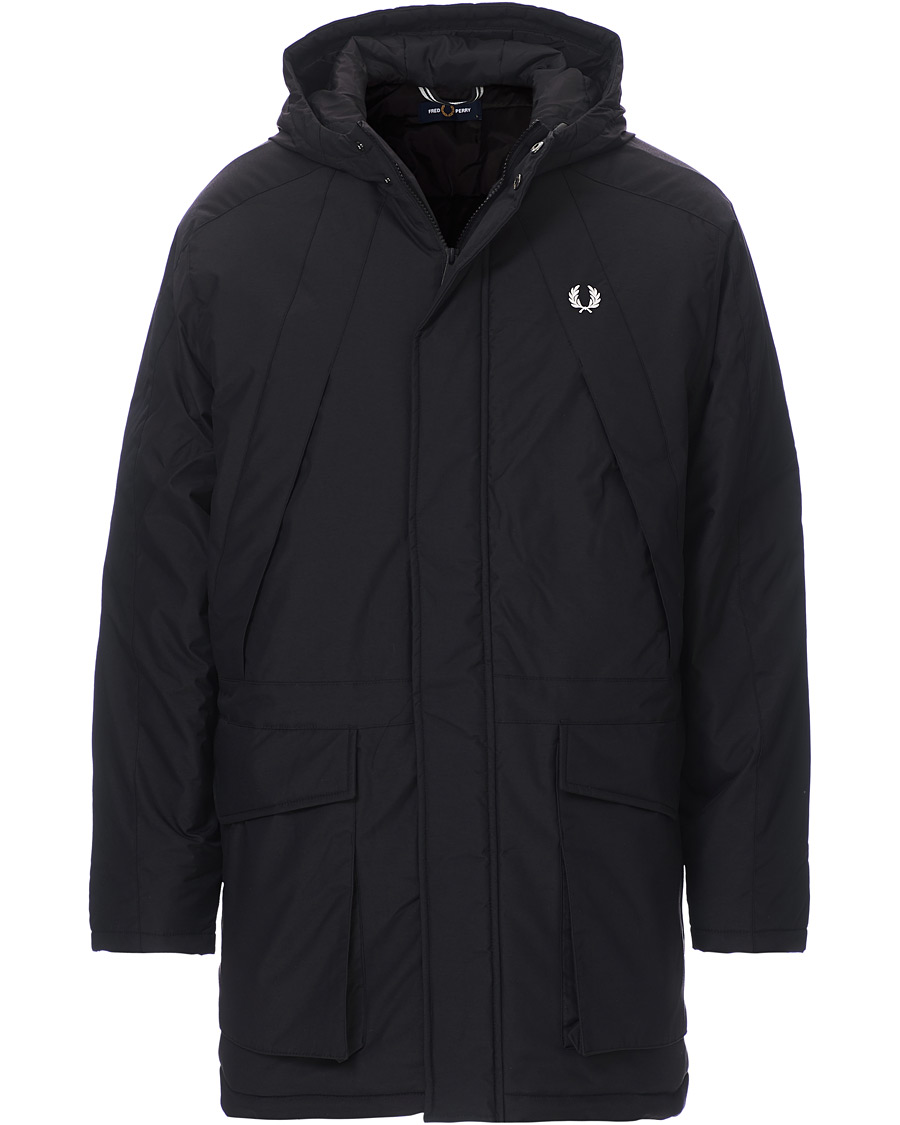 Herren | Jacken | Fred Perry | Padded Zip Parka Black