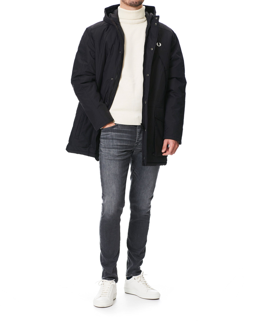 Herren | Jacken | Fred Perry | Padded Zip Parka Black