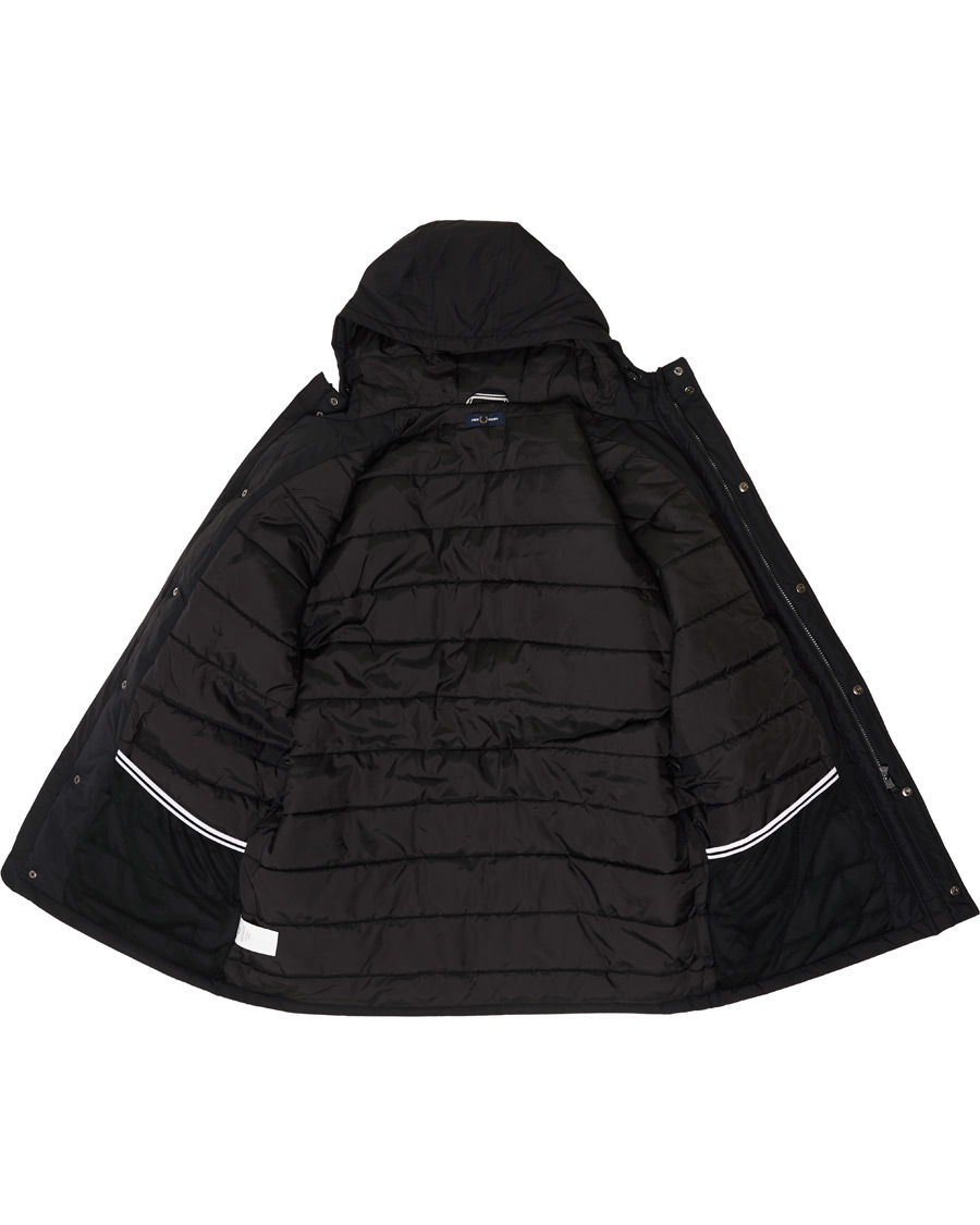 Herren | Jacken | Fred Perry | Padded Zip Parka Black