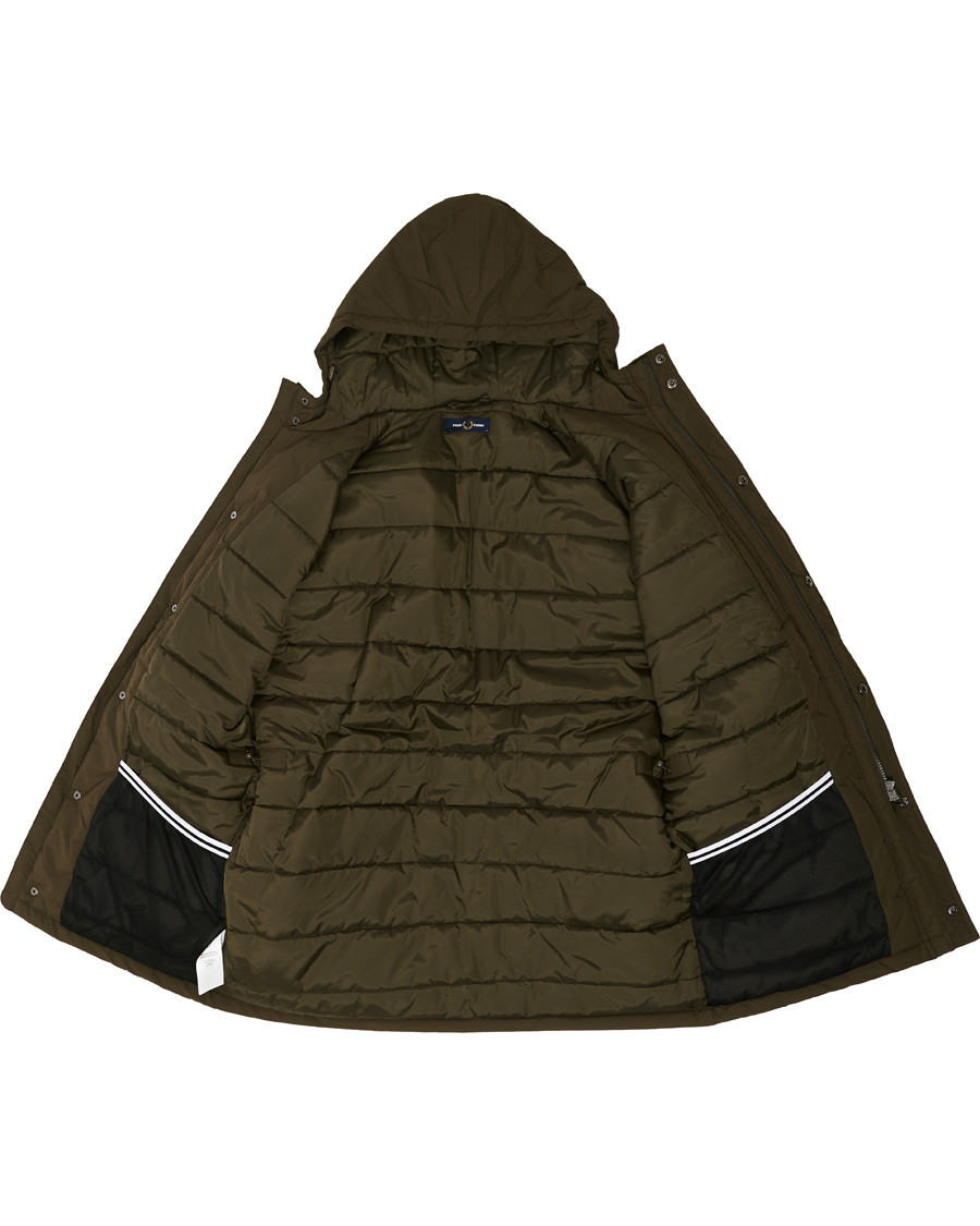 Herren | Jacken | Fred Perry | Padded Zip Parka Green