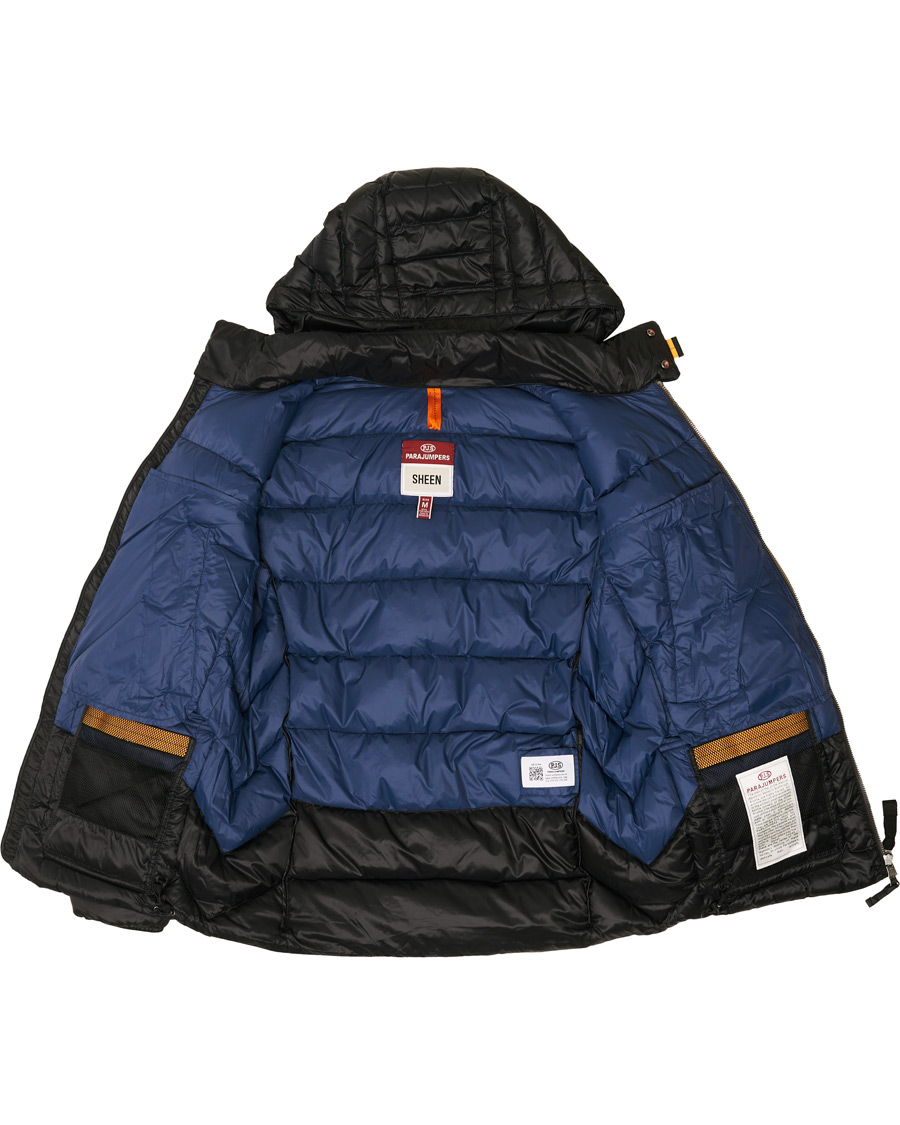 Herren | Jacken | Parajumpers | Greg High Gloss Down Hooded Jacket Black