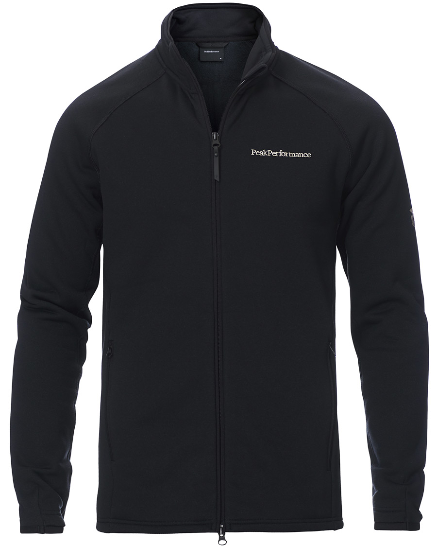 Herren | Pullover | Peak Performance | Chill Full Zip Jacket Black