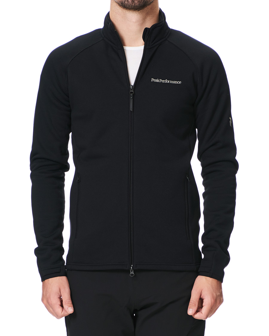 Herren | Pullover | Peak Performance | Chill Full Zip Jacket Black