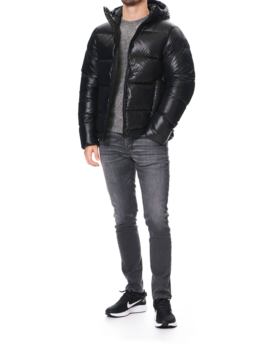Herren | Jacken | Peak Performance | Rivel Vernis Down High Gloss Hodded Jacket Black