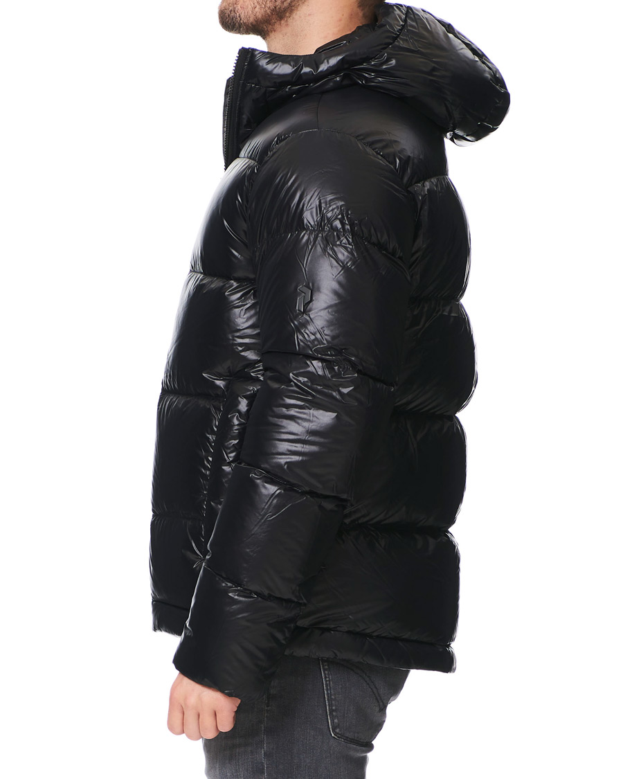 Herren | Jacken | Peak Performance | Rivel Vernis Down High Gloss Hodded Jacket Black