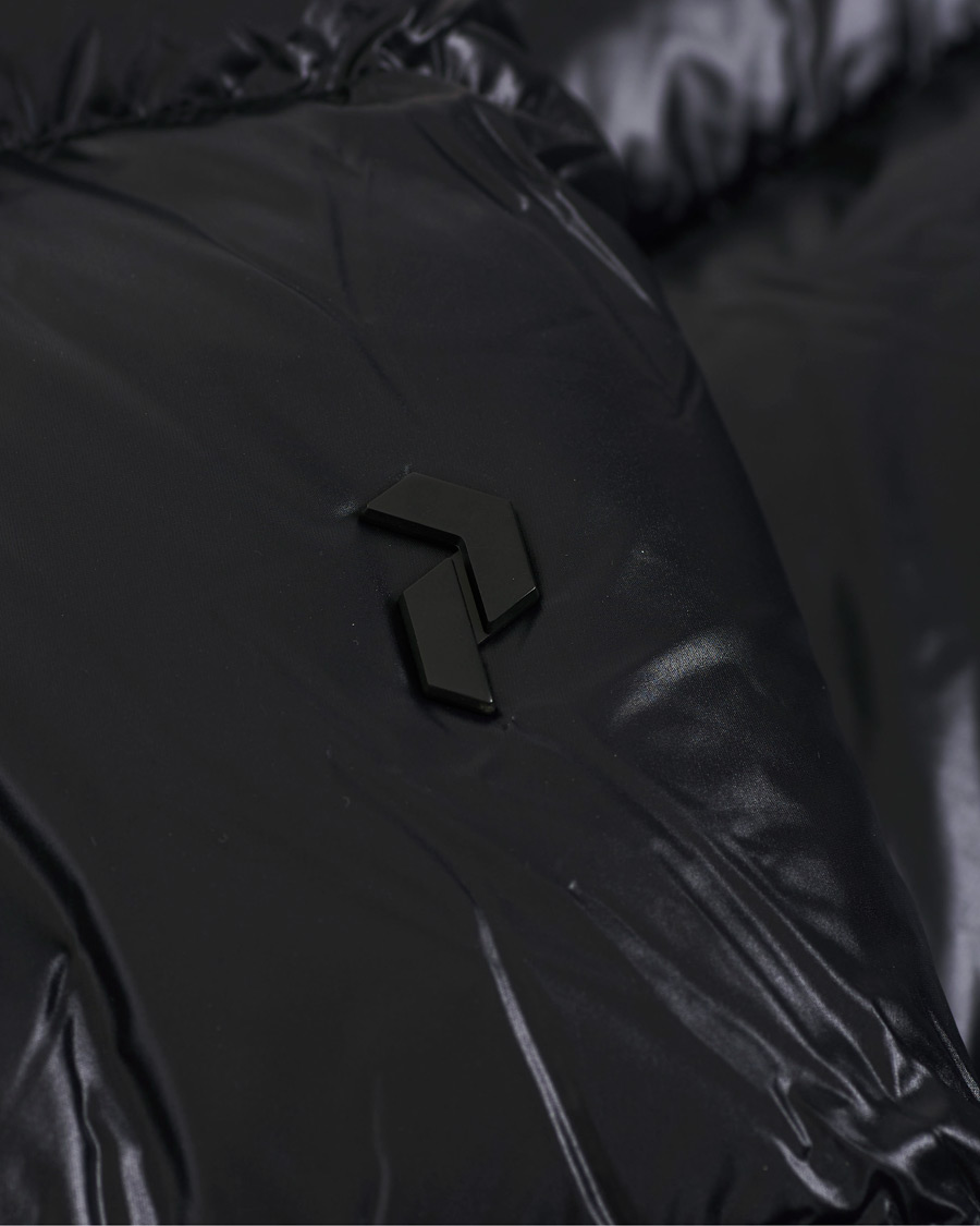 Herren | Jacken | Peak Performance | Rivel Vernis Down High Gloss Hodded Jacket Black