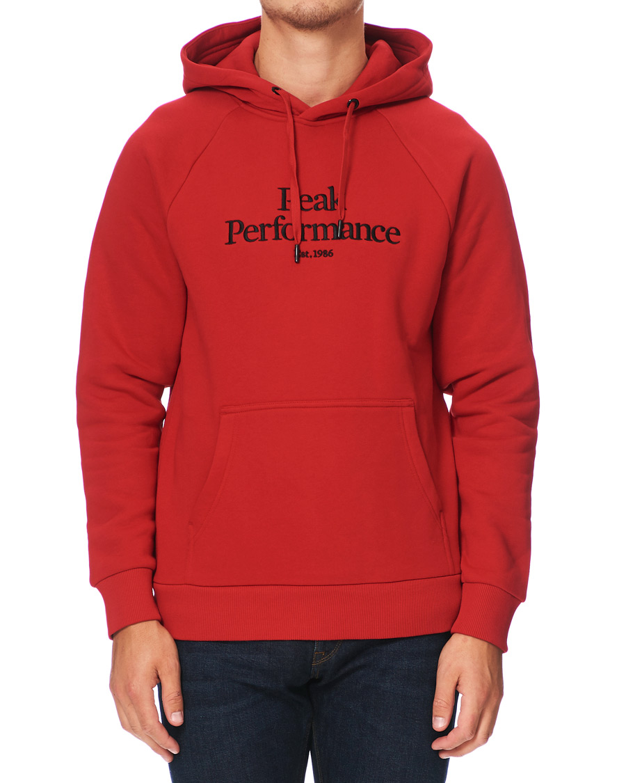 Herren | Pullover | Peak Performance | Original Logo Hoodie Red
