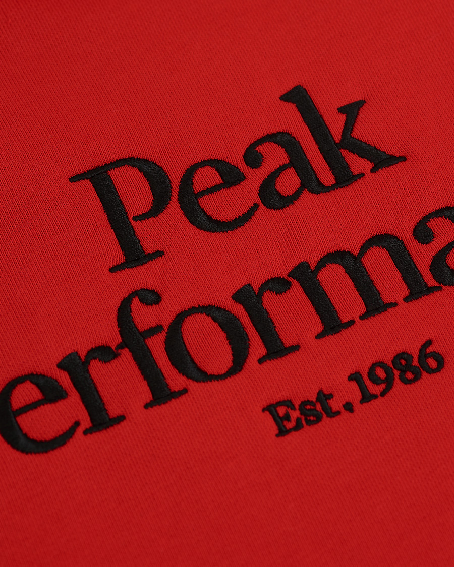 Herren | Pullover | Peak Performance | Original Logo Hoodie Red