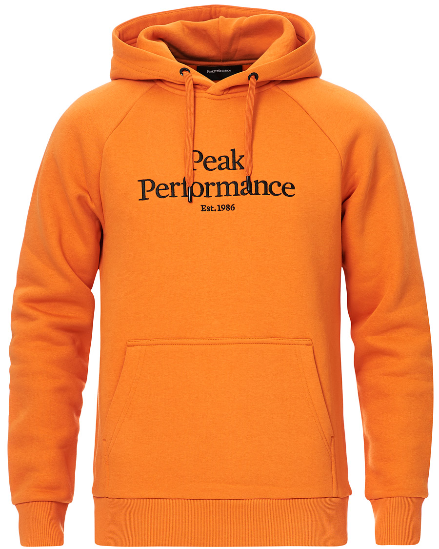 Herren | Pullover | Peak Performance | Original Logo Hoodie Orange