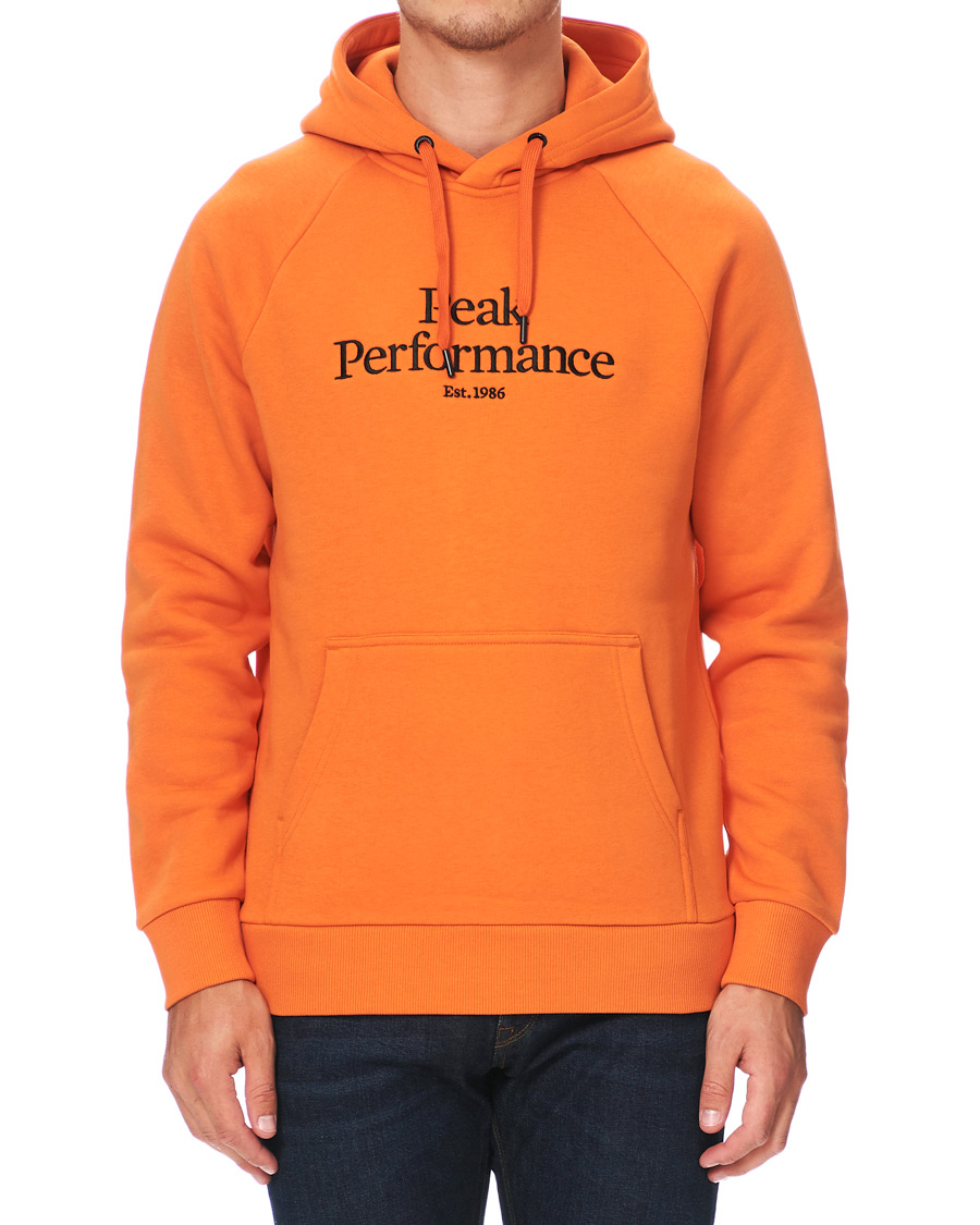 Herren | Pullover | Peak Performance | Original Logo Hoodie Orange