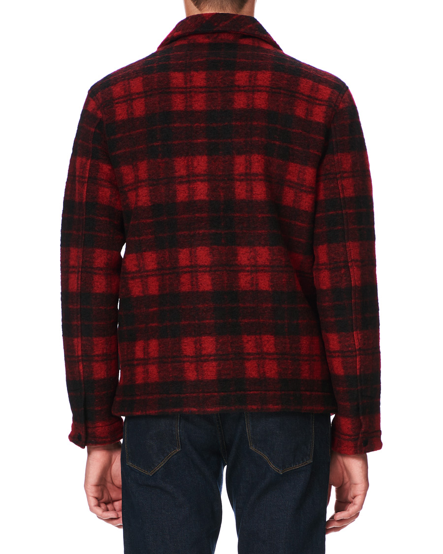 Herren | Hemden | Peak Performance | Wool Check Overshirt Red